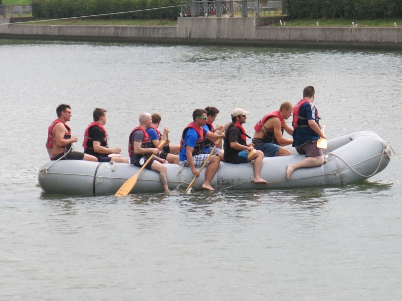 Берхинг (Berching). Канал в волшебном огне и средневековая ярмарка.Kanal im Feuerzauber.