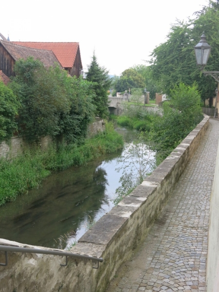 Берхинг (Berching). Канал в волшебном огне и средневековая ярмарка.Kanal im Feuerzauber.