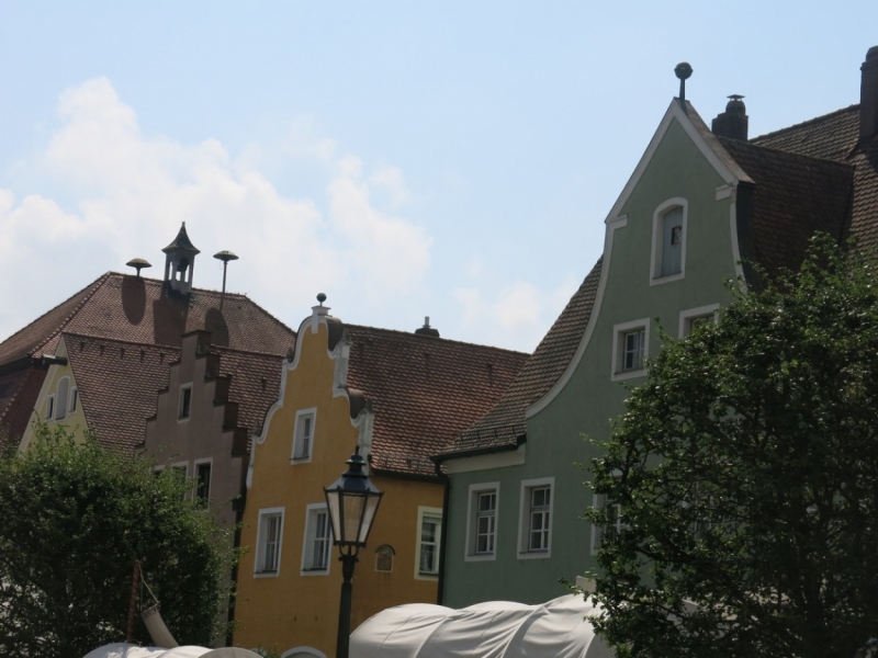 Берхинг (Berching). Канал в волшебном огне и средневековая ярмарка.Kanal im Feuerzauber.