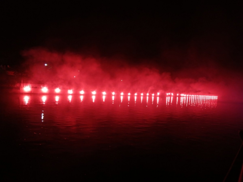 Берхинг (Berching). Канал в волшебном огне и средневековая ярмарка.Kanal im Feuerzauber.