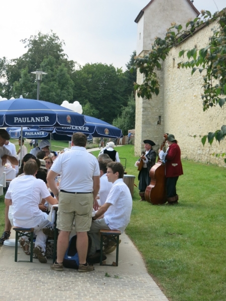 Берхинг (Berching). Канал в волшебном огне и средневековая ярмарка.Kanal im Feuerzauber.