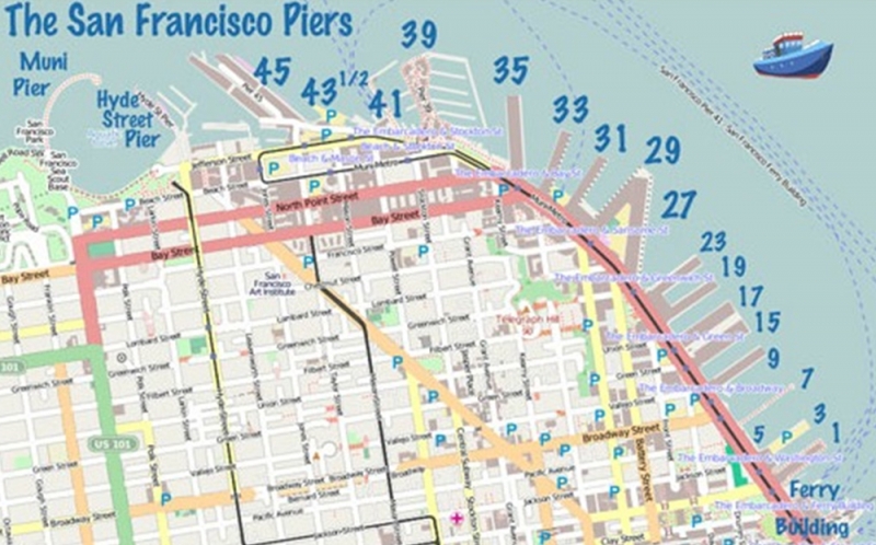 Круизный порт Сан-Франциско (San Francisco) США Круизный порт Сан-Франциско (San Francisco) США
