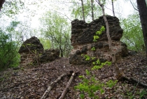 Руины замка в Геранёнах
