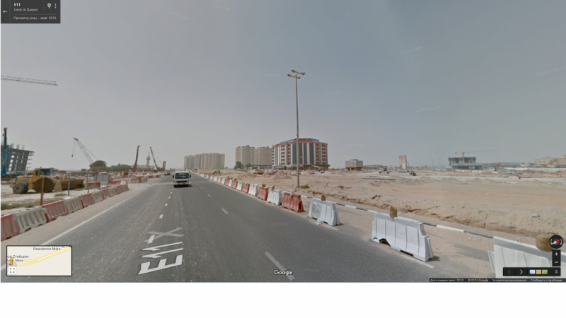 Дорога Al Ettehad Street - Umm Al Quwain - Объединенные Арабские Эмираты