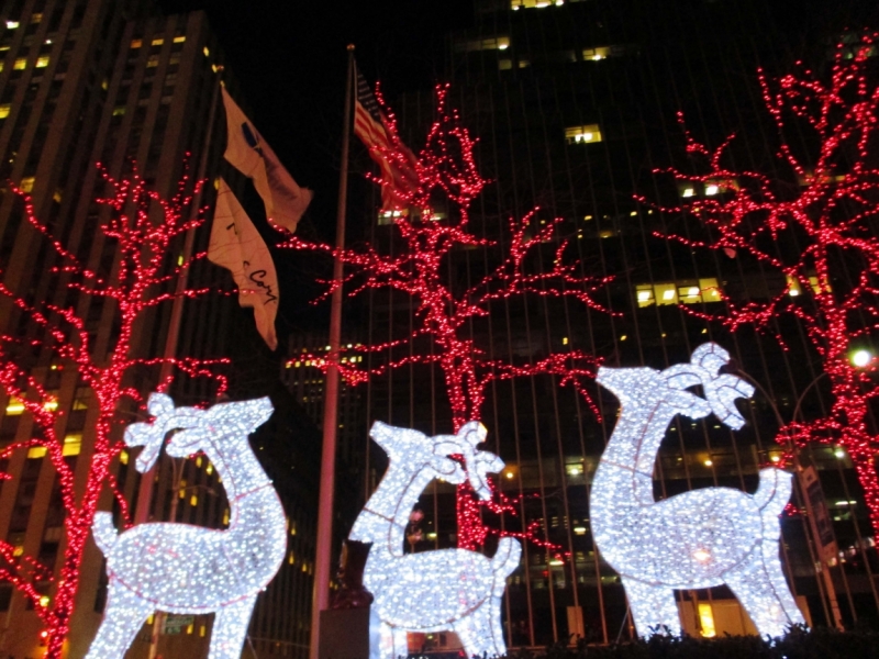 Рождественские огни Нью-Йорка. Декабрь 2016