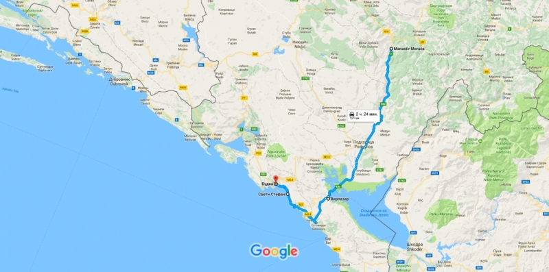 В Хорватию и Черногорию из Москвы на три недели с детьми, 2016