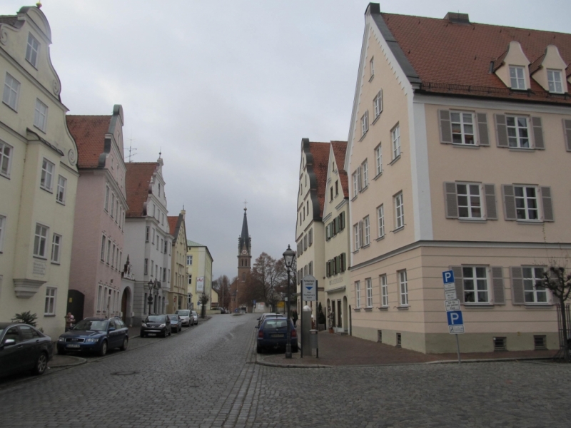 Зимний Альгой и окрестности (Мемминген, Ульм, Диллинген), без машины. Декабрь 2016.