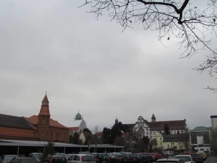 Зимний Альгой и окрестности (Мемминген, Ульм, Диллинген), без машины. Декабрь 2016.