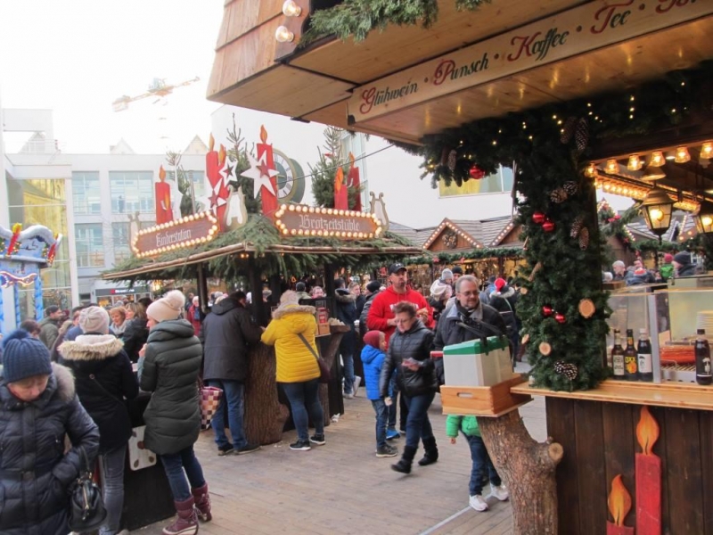 Зимний Альгой и окрестности (Мемминген, Ульм, Диллинген), без машины. Декабрь 2016.