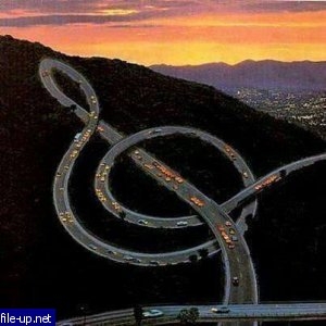 Музыкальная дорога. Лос-Анджелес.