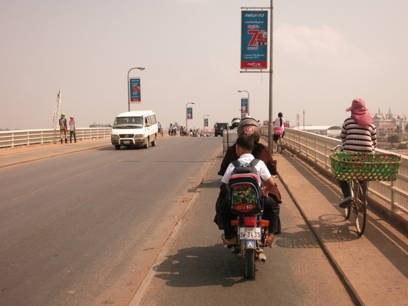 Камбоджа на мотоцикле в одиночку