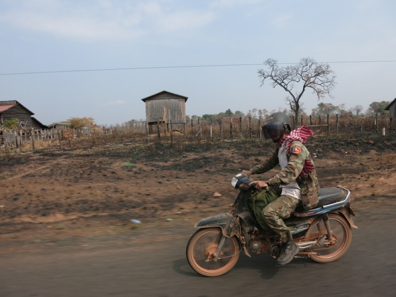 Камбоджа на мотоцикле в одиночку