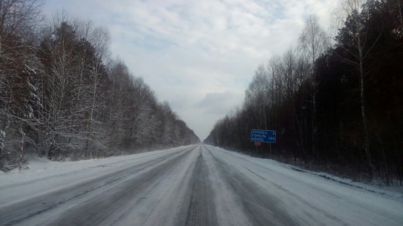 Дорога М10 Гомель - Мозырь - Пинск - Домачево: состояние, достопримечательности