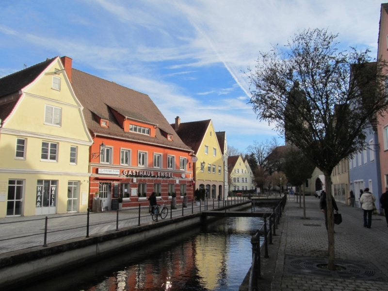 Зимний Альгой и окрестности (Мемминген, Ульм, Диллинген), без машины. Декабрь 2016.