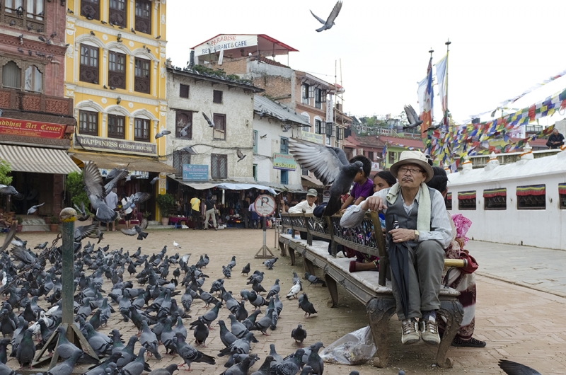 Возле ступы Боднатх