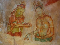 Фрески в Сигирии