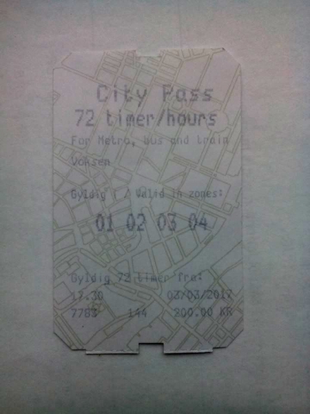 Копенгаген City Pass и Rejsekortet