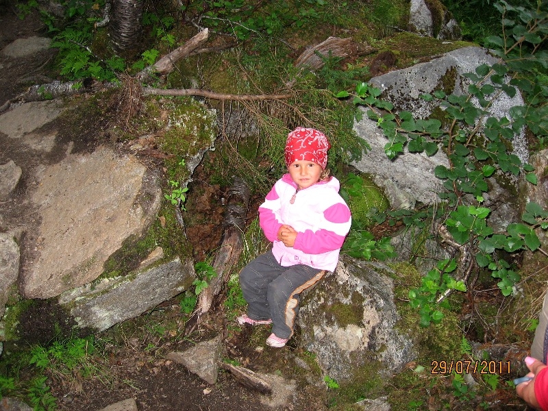 Дети (4 и 8 лет) в гостях у троллей дождливым летом 2011