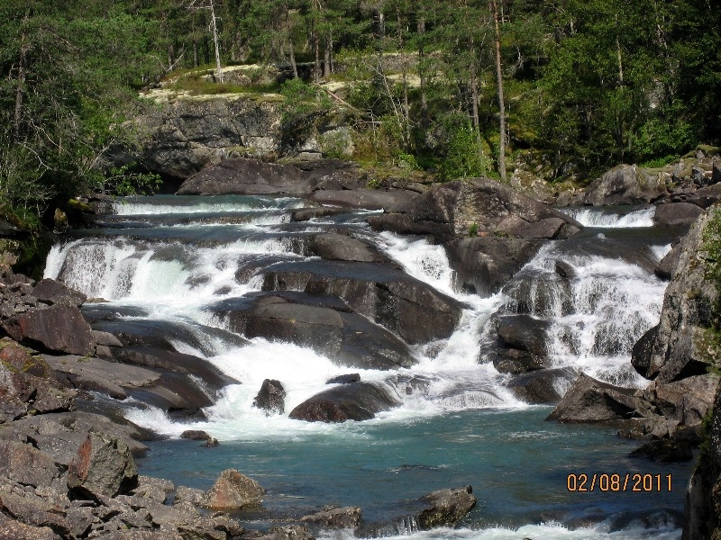 Дети (4 и 8 лет) в гостях у троллей дождливым летом 2011