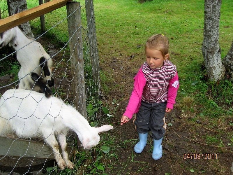 Дети (4 и 8 лет) в гостях у троллей дождливым летом 2011