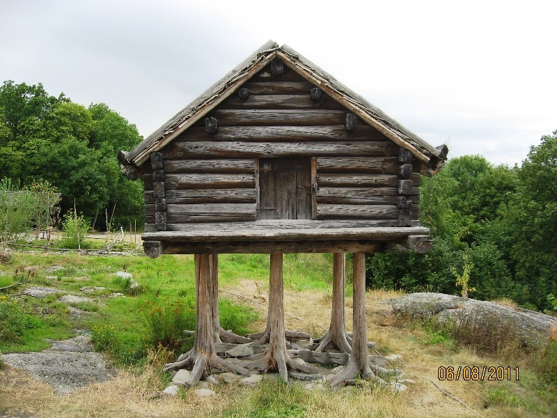 Дети (4 и 8 лет) в гостях у троллей дождливым летом 2011