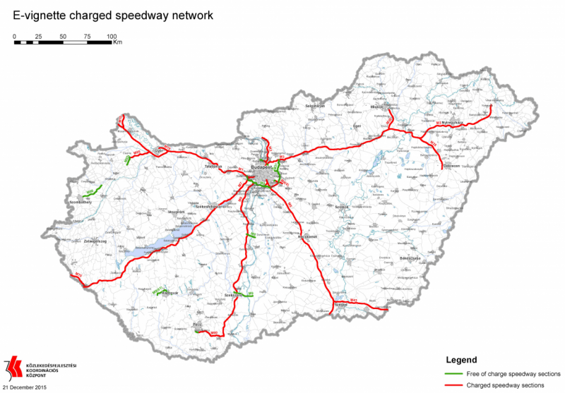 Платные дороги в Венгрии, оплата электронные виньетки