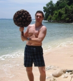 На берег необитаемого острова море выбросило какой-то неизвестный фрукт