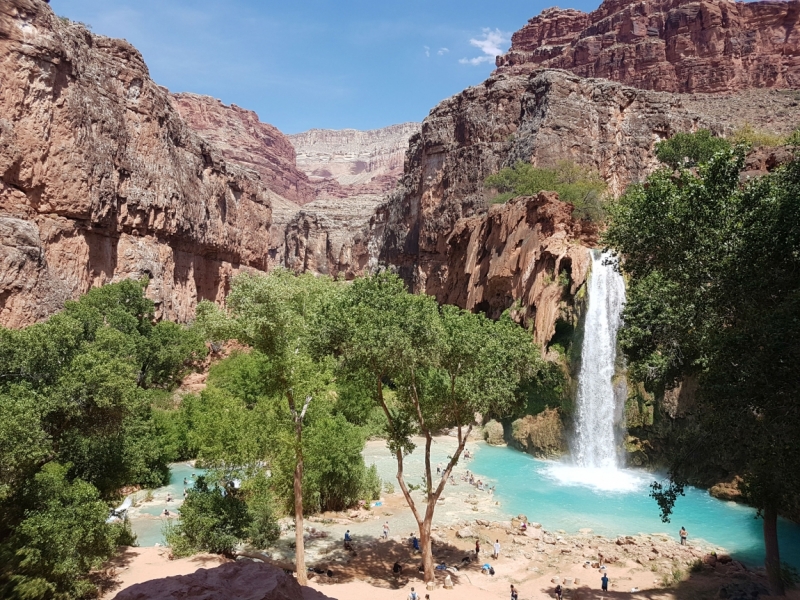 Водопады Хавасу (Havasu Falls) Аризона. Куда приводят мечты