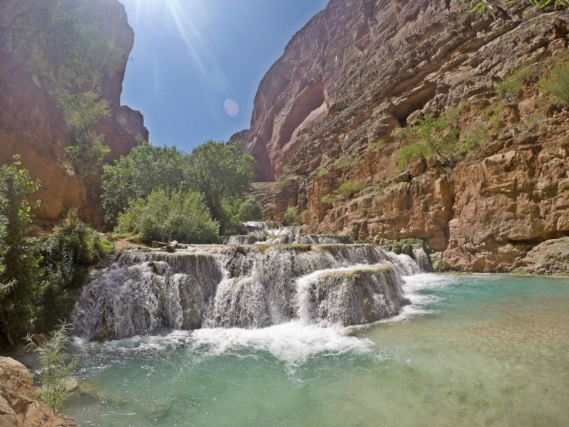 Водопады Хавасу (Havasu Falls) Аризона. Куда приводят мечты