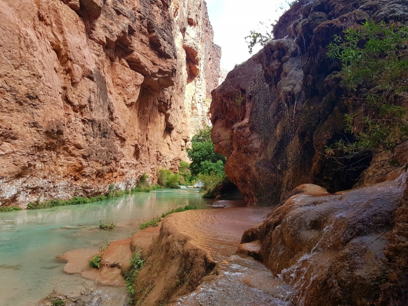 Водопады Хавасу (Havasu Falls) Аризона. Куда приводят мечты