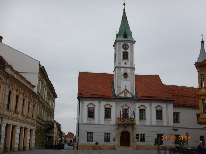 Вараждин (Varazdin) пешеходная прогулка по городу.