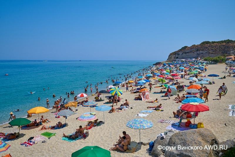 Пляж Тропея Калабрия