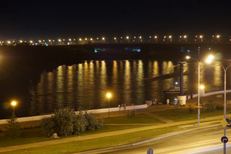 Омск. Ночной город