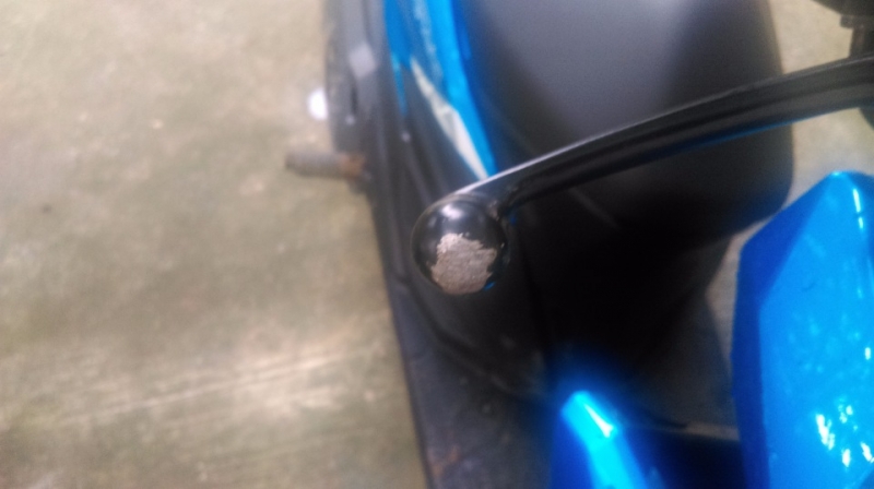 Авария на арендованном мотобайке