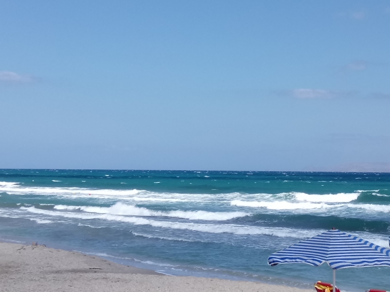 Пляж на Крите без волн и ветра?