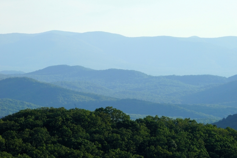 Shenandoah -> Blue Ridge Parkway -> Great Smoky Mountains - слайды и координаты