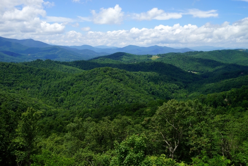 Shenandoah -> Blue Ridge Parkway -> Great Smoky Mountains - слайды и координаты