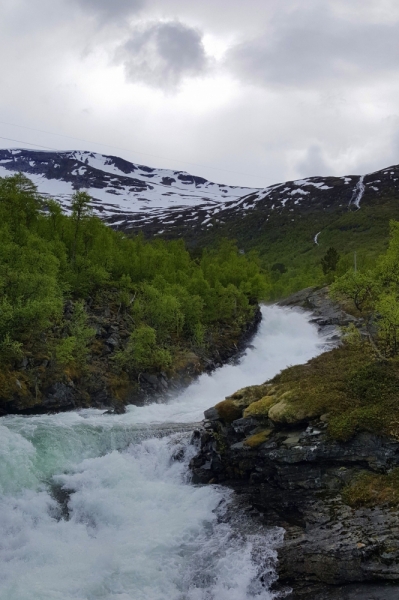 Там на неведомых дорожках...следы людей. Норвегия, регион фьордов, июнь 2017.