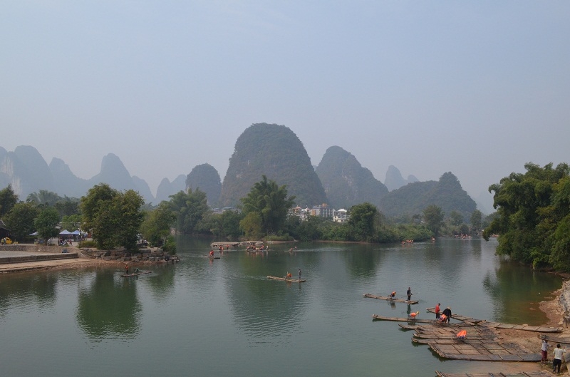 Гуанчжоу - Дачжай - Ченъян - Кайли(Xijiang + Zhenyuan) - Яншо - Гуйлин - Наннин