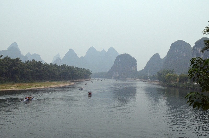 Гуанчжоу - Дачжай - Ченъян - Кайли(Xijiang + Zhenyuan) - Яншо - Гуйлин - Наннин