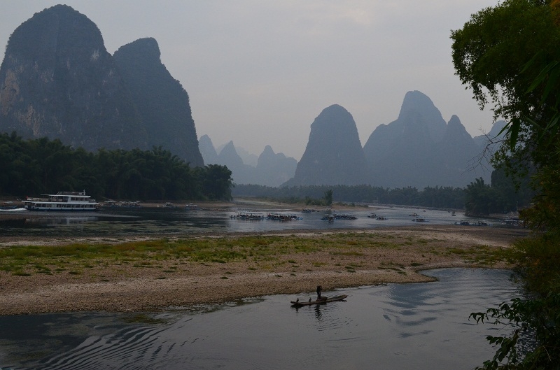 Гуанчжоу - Дачжай - Ченъян - Кайли(Xijiang + Zhenyuan) - Яншо - Гуйлин - Наннин