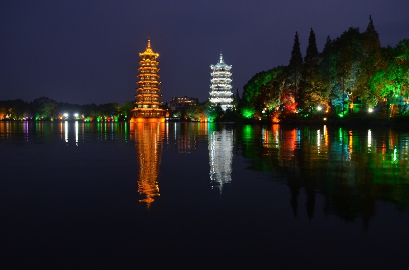 Гуанчжоу - Дачжай - Ченъян - Кайли(Xijiang + Zhenyuan) - Яншо - Гуйлин - Наннин