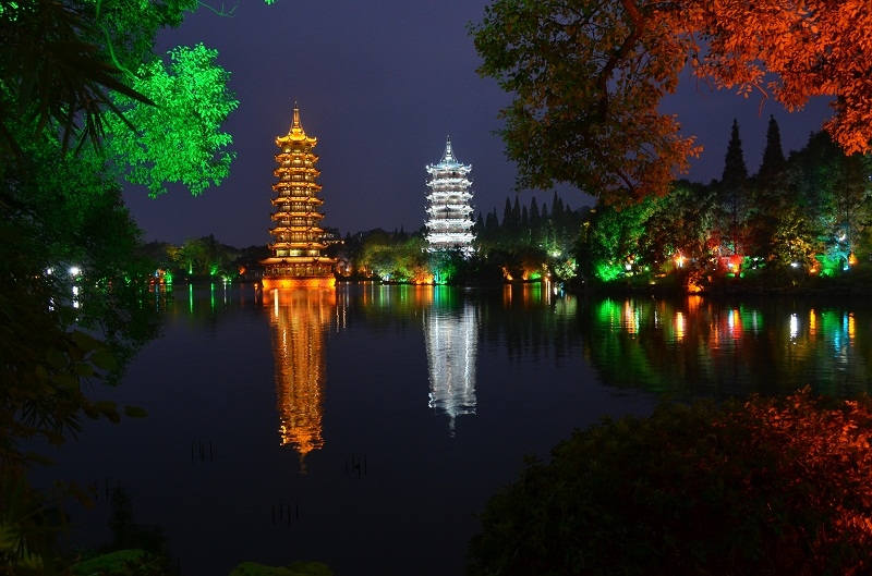 Гуанчжоу - Дачжай - Ченъян - Кайли(Xijiang + Zhenyuan) - Яншо - Гуйлин - Наннин