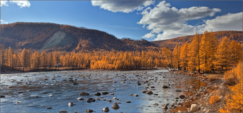 Золотая осень: Восточные Саяны, Хубсугул (Монголия), Байкал
