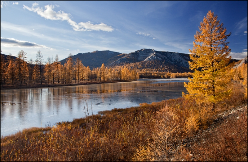 Золотая осень: Восточные Саяны, Хубсугул (Монголия), Байкал