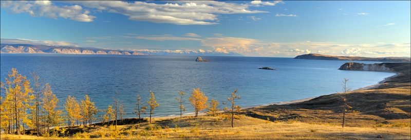 Золотая осень: Восточные Саяны, Хубсугул (Монголия), Байкал