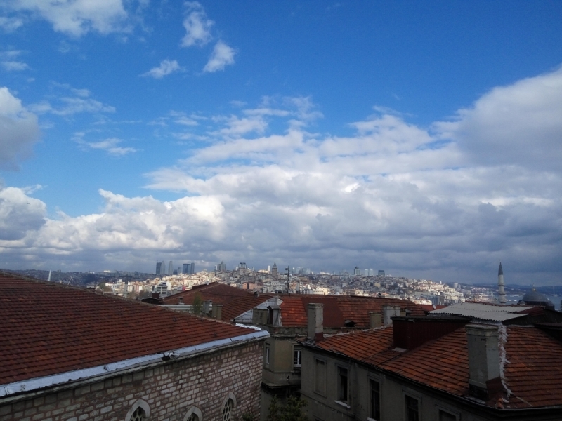 Крыши Валиде-Хан в Стамбуле