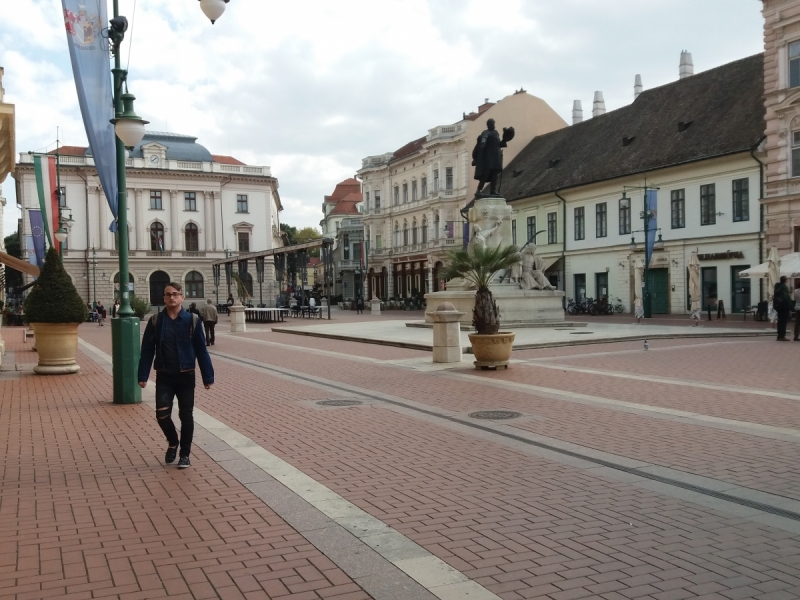 Пешеходный маршрут по городу Сегед (Szeged).