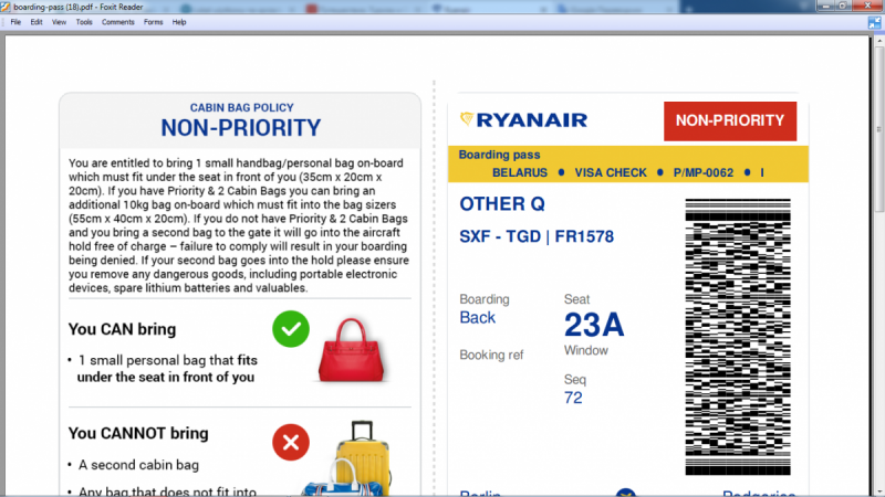 Ryanair регистрация на рейс, возврат билетов, отзывы о сервисе