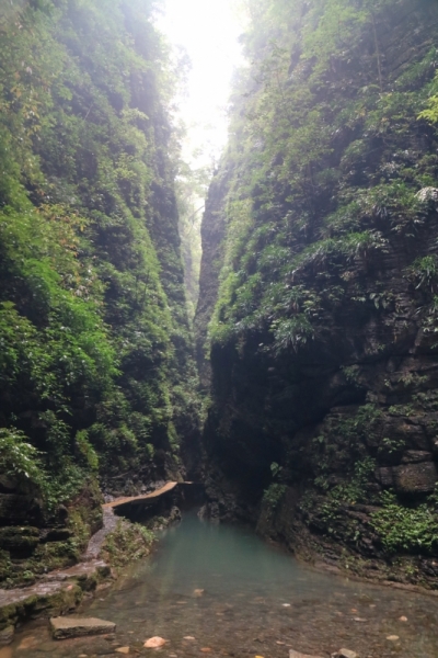 Ущелье Sitting Dragon Gorge (Zuo Long Gorge) рядом с г.Фуронг